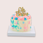 Twinkle Star Gender Reveal MINI Gift Cake