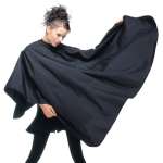 Salon Cape Black All Purpose Nylon Large Studs