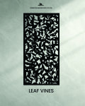 Leaf Vines Laser Cut Decorative Panel