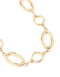 Goldair Gold Large Oval & Circle Belt