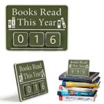 Books Read This Year Counter Book Tracker For Reading Goal Library Decors Book Counter Sign With Books Read This Year For Teache