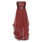 Burgundy Sequins Combo Maxi Dress