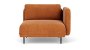 Ellis 1 Seater Interchangable Arm Danny Amber - Danny Amber / 101