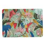 Wild At Heart Melamine Placemat Green Gunmetal - Gunmetal