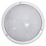 Eurolux Round Bulkhead White E27 230V