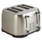 Platinum Stainless Steel Classic 4 Slice Toaster