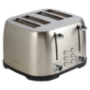 Platinum Stainless Steel Classic 4 Slice Toaster