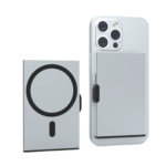 Magsafe Rfid Anti Theft Magnetic Aluminum Card Holder Wallet - Dark Grey
