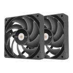 Thermaltake Toughfan 12 Pro 120MM Pwm Black Dual Pack Chassis Fan
