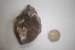 Cobalto Calcite Malachite Brown Quartz Druzy CON60