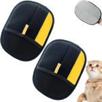 Pet Hair Removal Glove For Cats & Dogs Upgrade Pet Hair Remover Glove Electrostatic Pet Hair Removal Gloves For Dogs And Cats Re