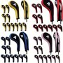 12PCS/SET Fashionable Number Printed Golf Iron Club Head Covers With Zipper