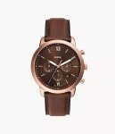 Fossil Neutra Chronograph Brown Leather Men's Watch FS6026