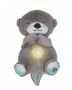 Soothing Sounds Breathing Snuggle Otter Toy For Baby - Biege