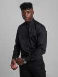 Ben Shirt Slim Fit - Black - 3XL Black