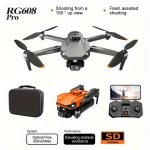 RG608 Pro Quadcopter Drone With Dual Cameras Optical Flow & Brushless Motors 150 Up View Flash Assisted Shooting And Night Visio