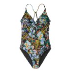 Womens Cross Shore 1PC Swimsuit - Blue Sage L