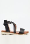 Walnut 4 Ankle Strap - Black