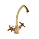 Bijiou Adour Sink Mixer Deck Type Bronze