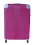 Smte 1 Piece Hard Outer Shell Luggage 19 Hot Pink With Keychain
