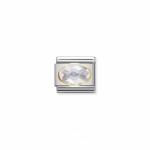 Faceted Cubic White Link