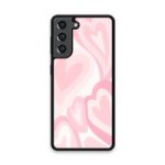 Custom Printed Tpu Cases - Samsung Galaxy S21 Samsung Galaxy S21 5G & 39 Pink Hearts& 39 By