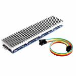 Hiletgo MAX7219 Dot Matrix Module For Arduino Microcontroller 4 In 1 Display With 5PIN Line