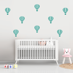 Hot Air Balloon Pattern - Green