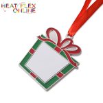 Sublimation X-mas Metal Ornament Gift