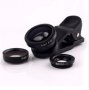 3-IN-1 Universal Camera Lens Kit For Smartphones Tablets And Notebooks Black
