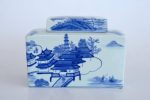 Blue & White Rectangular Jar Lid 21X29CM