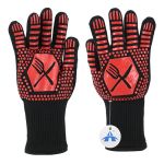 1 Pair Non-slip Grilling Oven Bbq Gloves For Baking cooking