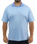 Mens Printed Dri Fit Golfer - 10XL / Sky Blu