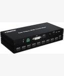 3X3 HDMI Video Wall Controller - 9 HDMI Outputs 1 HDMI Input 1 Dvi Input Support RS232 And Ir Control 1920X1080 Output Resolutio