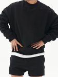 Trendy Solid Sweatshirt Men's Casual Classic Design Crew Neck Pullover Sweatshirt For Men Fall Winter