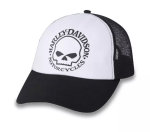 Willie G Skull Trucker Cap Colorblocked Black Beauty