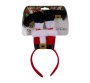 Christmas Headband - Dress Up - Upside Down Santa - 29CM - 4 Pack