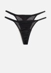 2-PACK Tanga Thong Briefs - Black