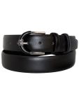 DH956 Faux Leather Men's Unique Rounded Pin Buckle Belt