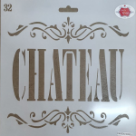 Chateau Scroll 32 280×243 Stencil