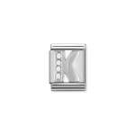 Composable Big Link Silver Letter K