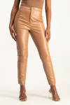 Esme Faux Leather Pants - Camel - XS Camel
