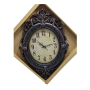 - Large Decorative Analogue Wall Clock - Black And Silver