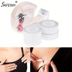 1 Roll Waterproof Dress Cloth Tape Transparent Double-sided Secret Body Self Adhesive For Clothing And Body For All Skin Shades
