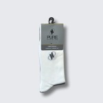 Pure Long Socks White Men