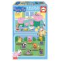 Educa - Peppa Pig Puzzles 2X25 Pieces