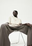 Tapered-waist Blouse - Light Beige