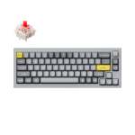 Q2 65% Red G Pro Switches Aluminium Rgb Wired Keyboard - GREY-Q2-N1