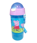 Peppa Pig Bottle With Snack Container