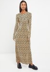 Maxi Plisse Dress - Jaguar Animal